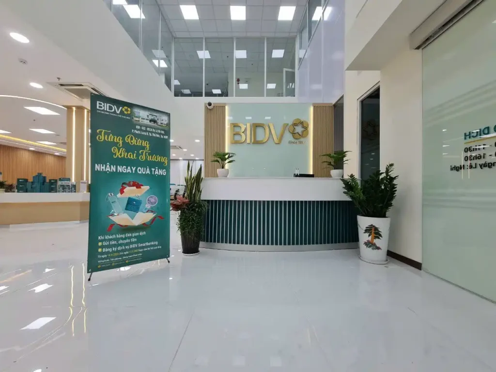 Thi công ngân hàng BIDV